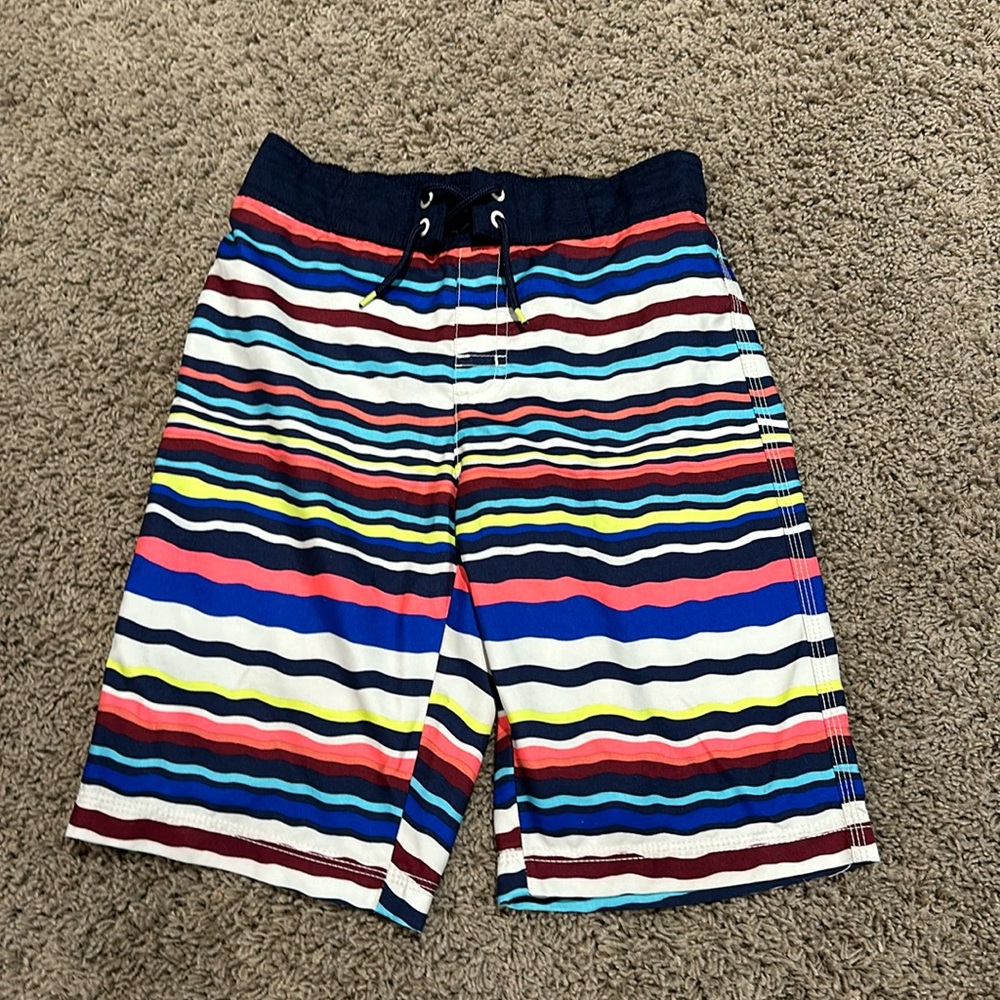 Gymboree Boys sz 7/8 Medium Swim Boardshorts